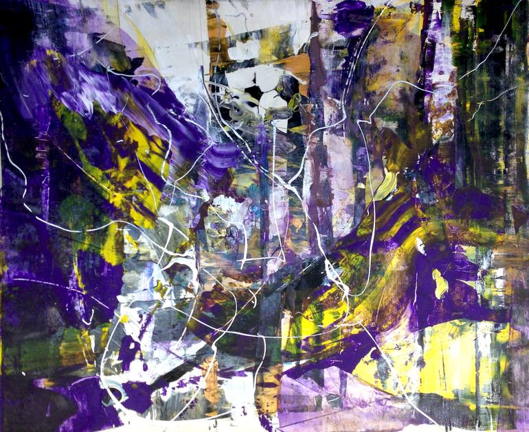 Print of Abstract Expressionism Abstract Painting by Dmitri Matkovsky