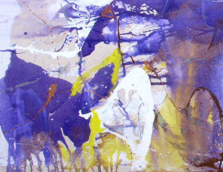 Original Abstract Expressionism Abstract Painting by Dmitri Matkovsky
