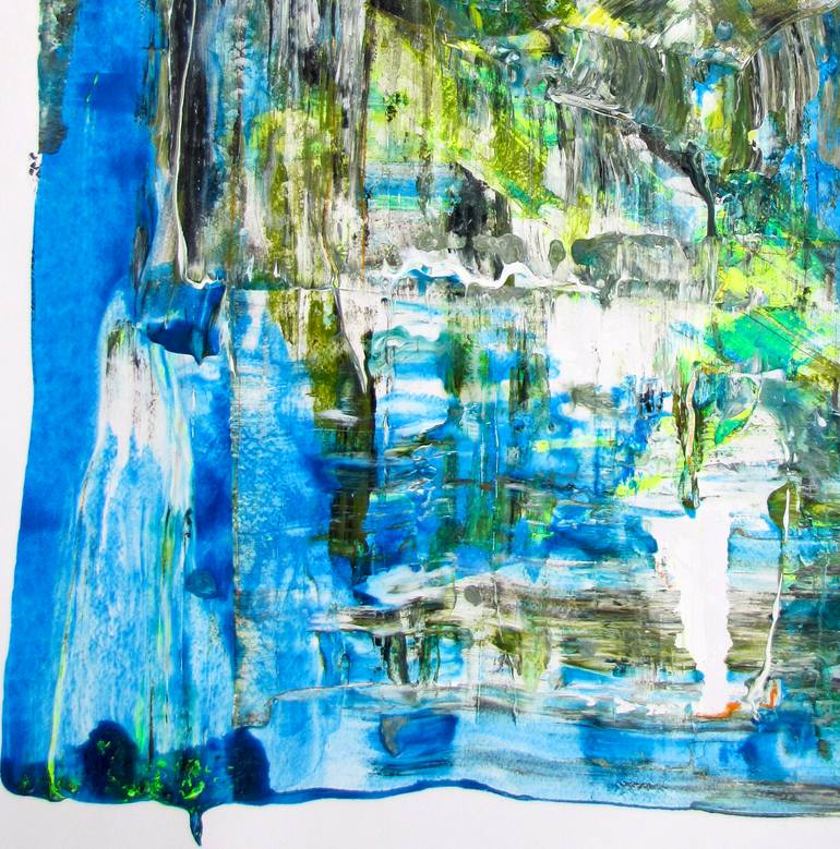 Original Abstract Expressionism Abstract Painting by Dmitri Matkovsky