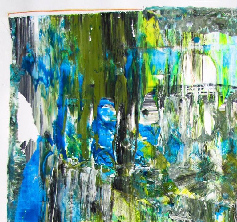 Original Abstract Expressionism Abstract Painting by Dmitri Matkovsky