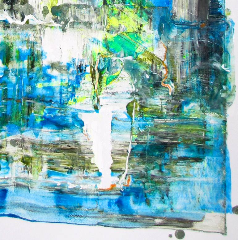 Original Abstract Expressionism Abstract Painting by Dmitri Matkovsky