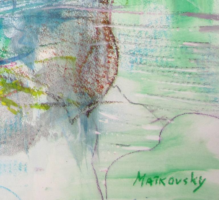 Original Abstract Expressionism Abstract Painting by Dmitri Matkovsky