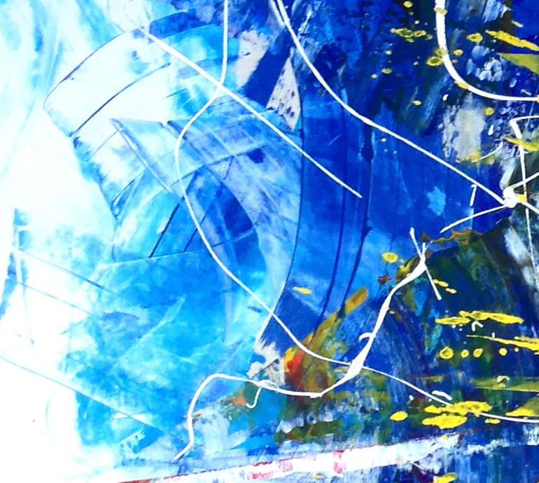 Original Abstract Expressionism Abstract Painting by Dmitri Matkovsky