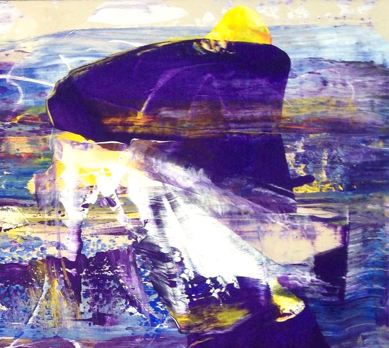 Original Abstract Expressionism Abstract Painting by Dmitri Matkovsky