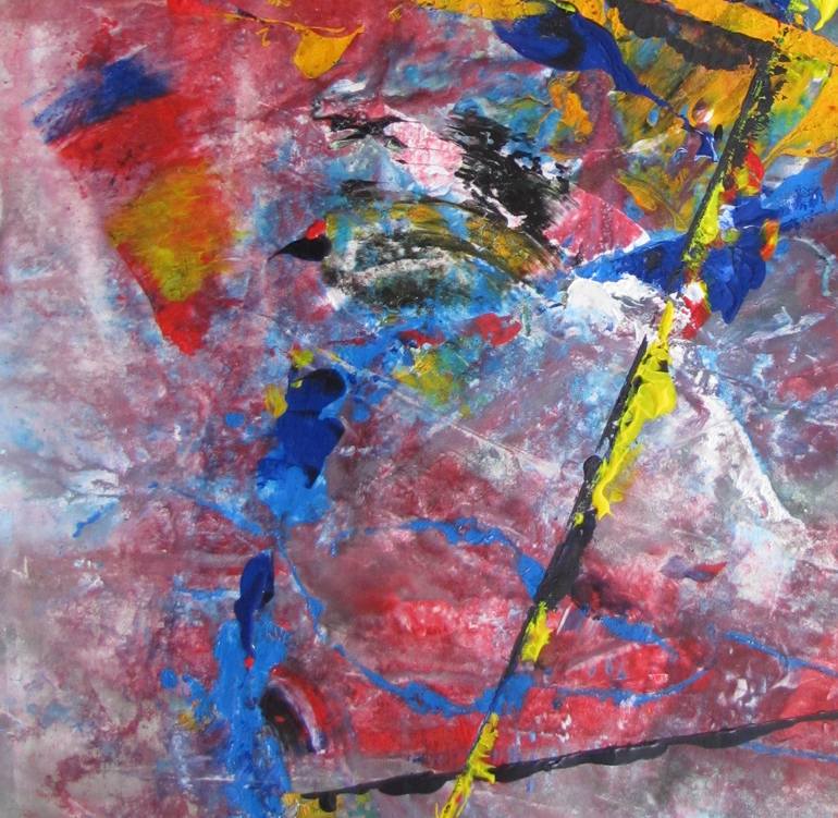 Original Abstract Expressionism Abstract Painting by Dmitri Matkovsky