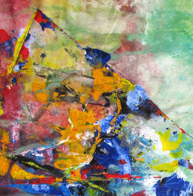 Original Abstract Expressionism Abstract Painting by Dmitri Matkovsky