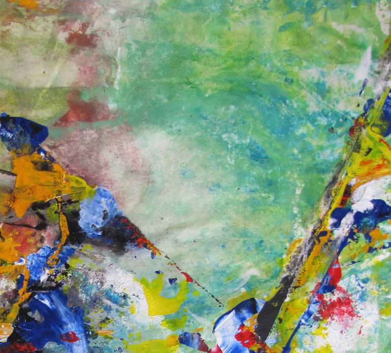 Original Abstract Expressionism Abstract Painting by Dmitri Matkovsky