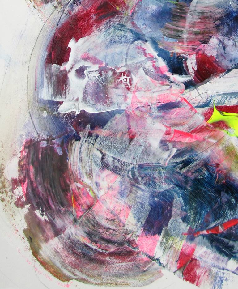Original Abstract Expressionism Abstract Painting by Dmitri Matkovsky