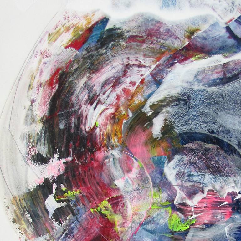 Original Abstract Expressionism Abstract Painting by Dmitri Matkovsky