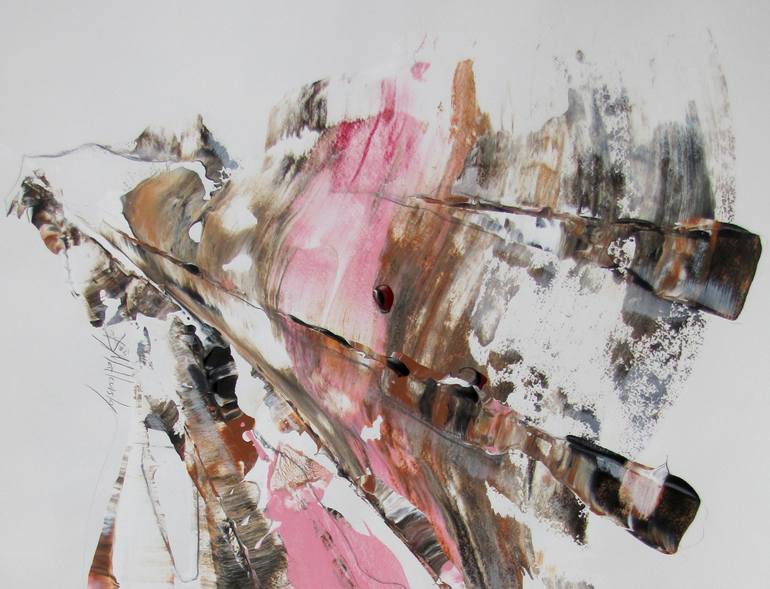Original Abstract Expressionism Abstract Painting by Dmitri Matkovsky
