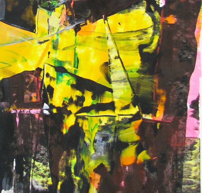 Original Abstract Expressionism Abstract Painting by Dmitri Matkovsky