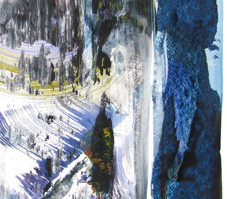 Original Abstract Expressionism Abstract Painting by Dmitri Matkovsky