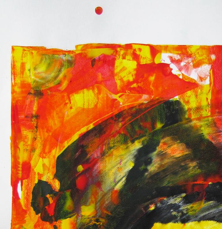 Original Abstract Expressionism Abstract Painting by Dmitri Matkovsky