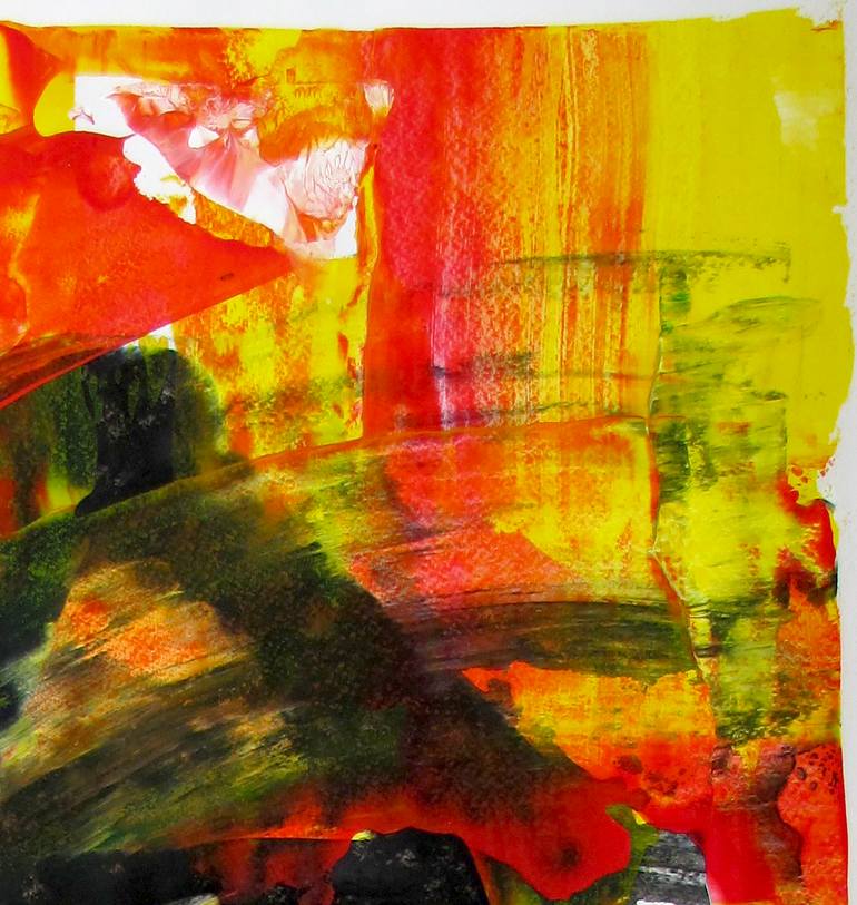 Original Abstract Expressionism Abstract Painting by Dmitri Matkovsky
