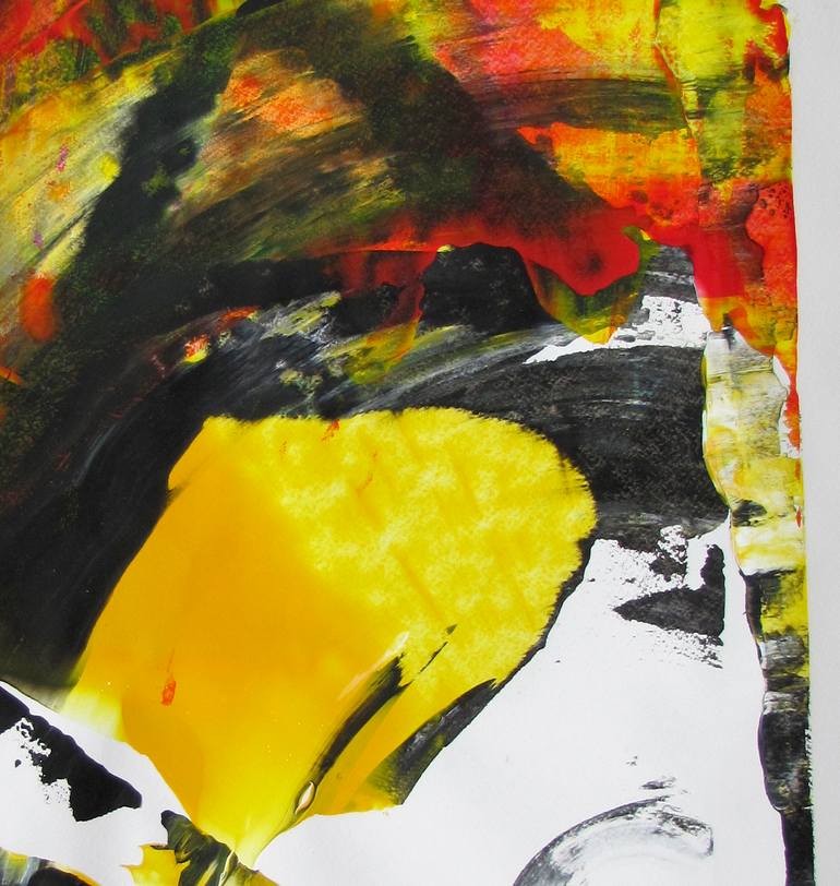 Original Abstract Expressionism Abstract Painting by Dmitri Matkovsky