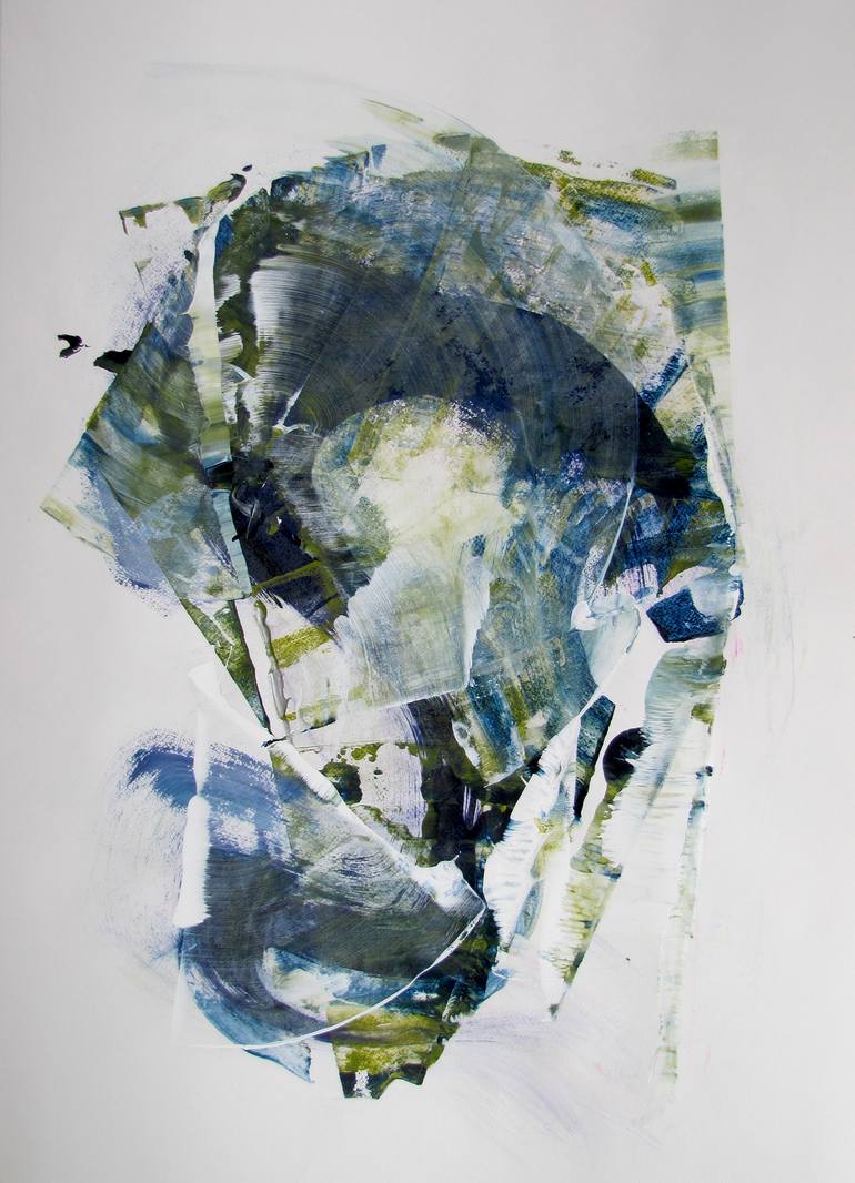 Original Abstract Expressionism Abstract Painting by Dmitri Matkovsky