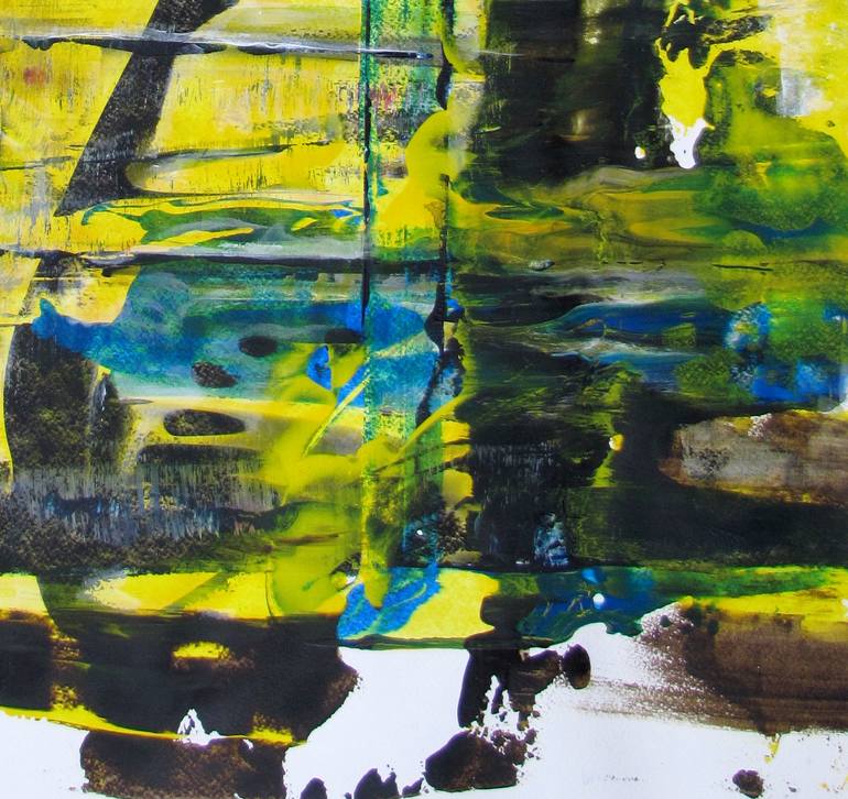 Original Abstract Expressionism Abstract Painting by Dmitri Matkovsky