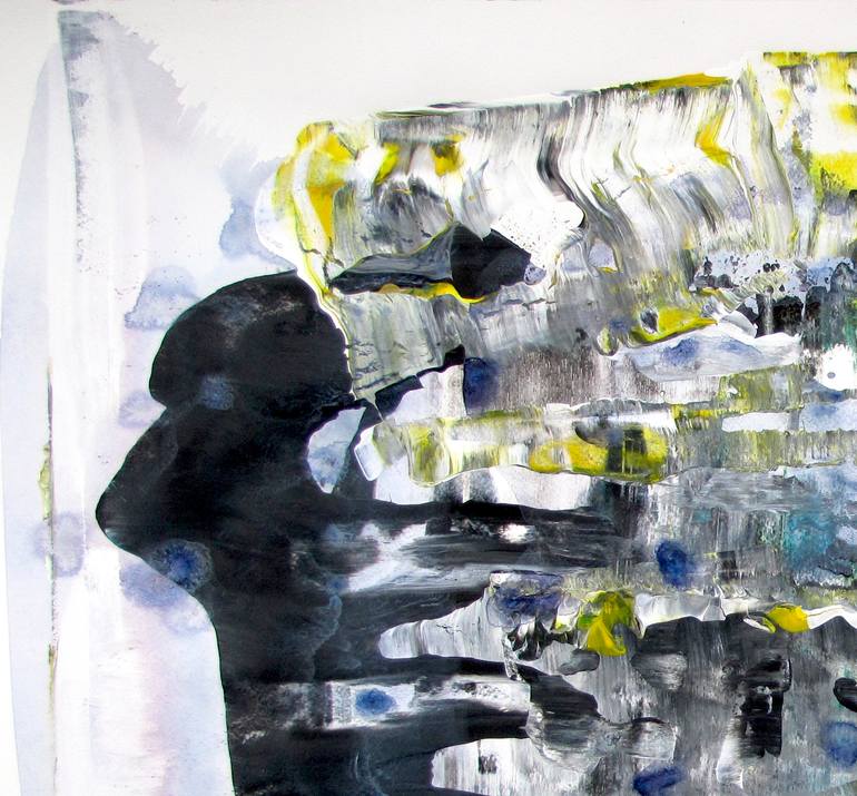 Original Abstract Expressionism Abstract Painting by Dmitri Matkovsky
