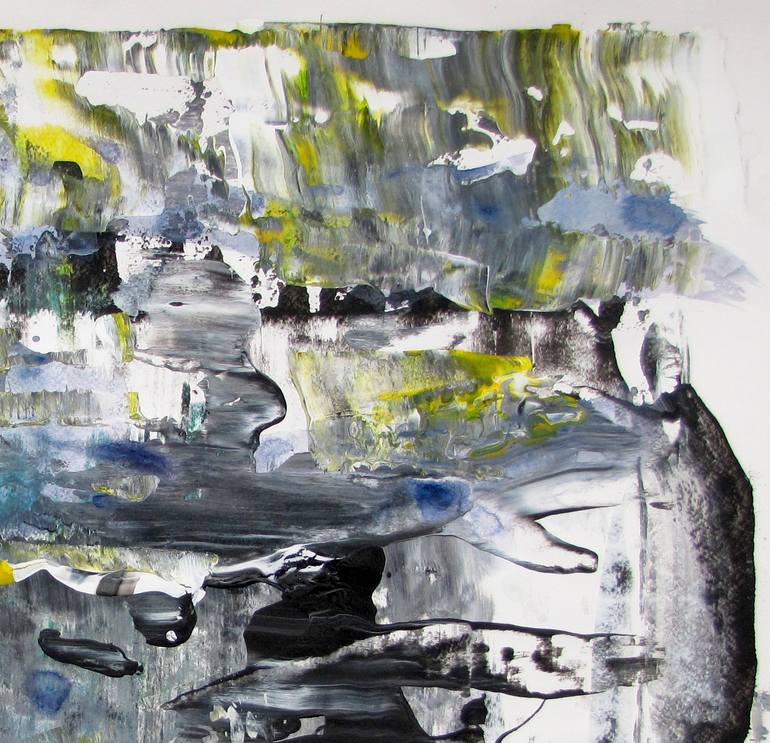 Original Abstract Expressionism Abstract Painting by Dmitri Matkovsky