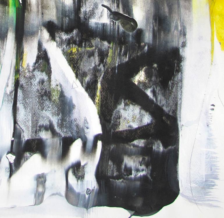 Original Abstract Expressionism Abstract Painting by Dmitri Matkovsky