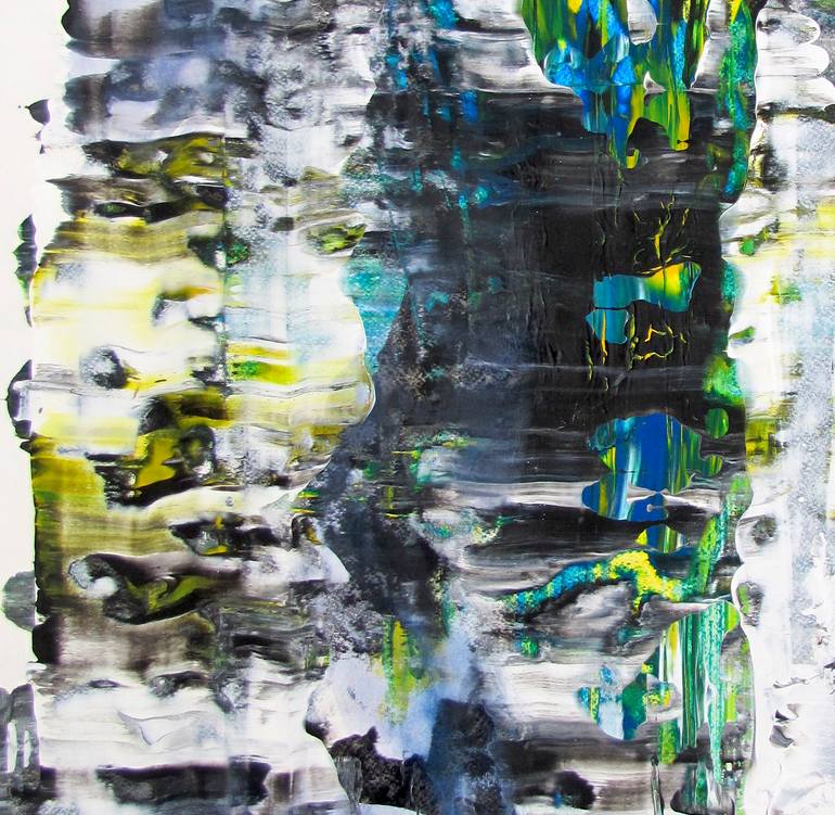 Original Abstract Expressionism Abstract Painting by Dmitri Matkovsky