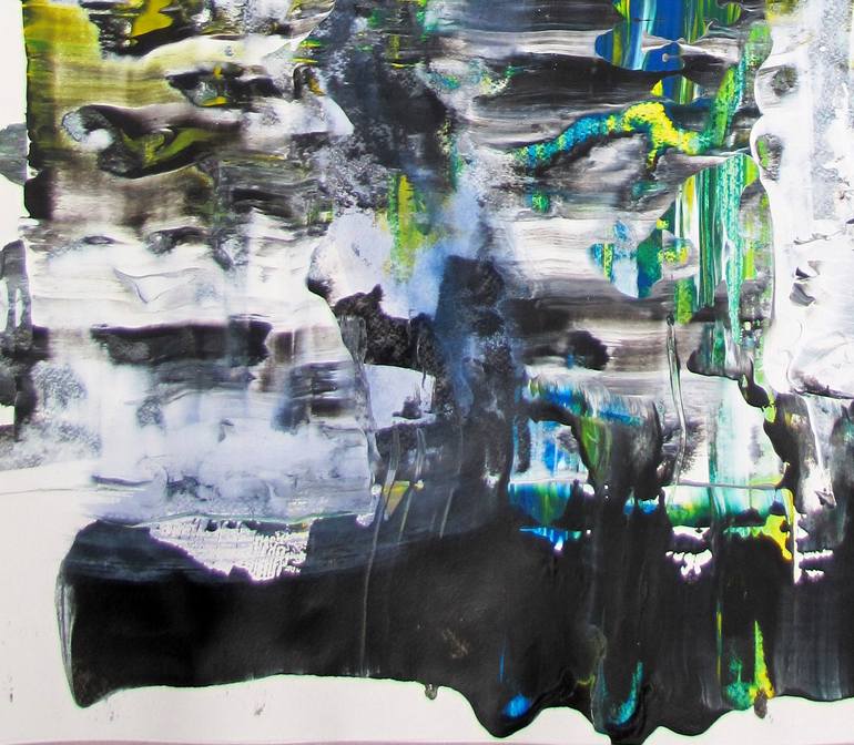 Original Abstract Expressionism Abstract Painting by Dmitri Matkovsky