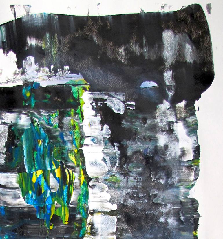 Original Abstract Expressionism Abstract Painting by Dmitri Matkovsky
