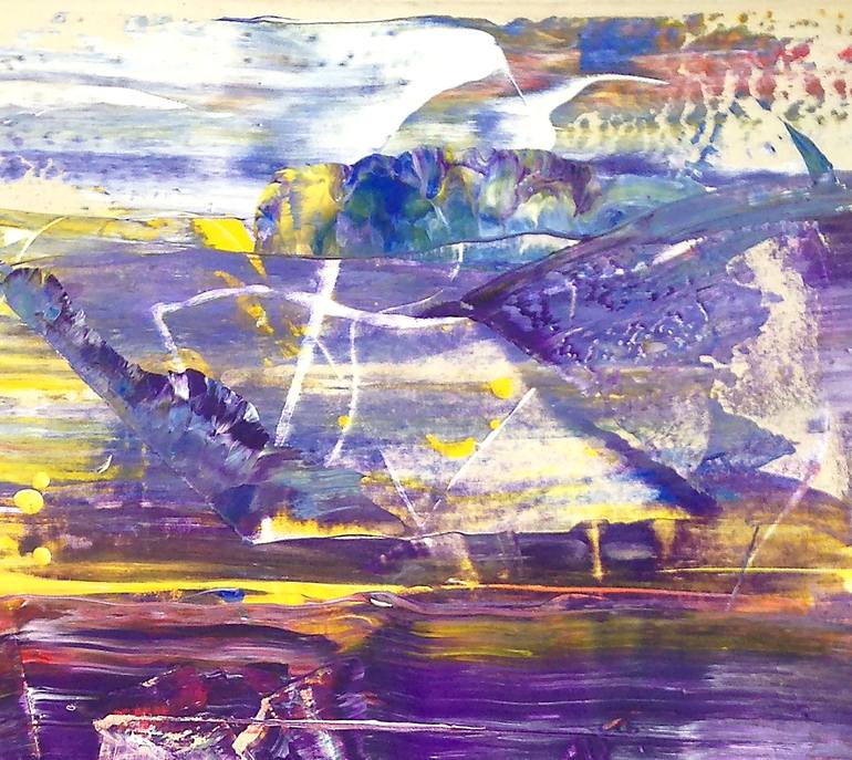 Original Abstract Expressionism Abstract Painting by Dmitri Matkovsky