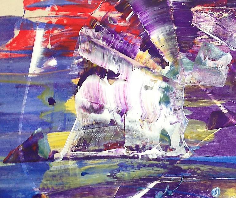 Original Abstract Expressionism Abstract Painting by Dmitri Matkovsky