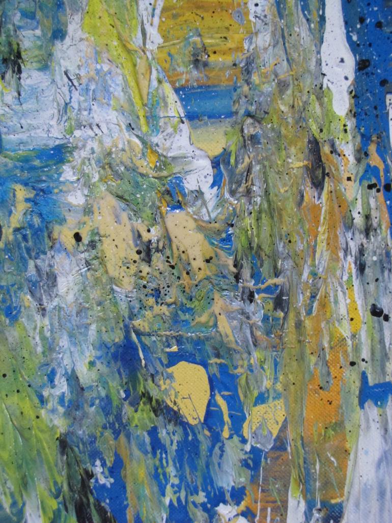 Original Abstract Expressionism Abstract Painting by Dmitri Matkovsky