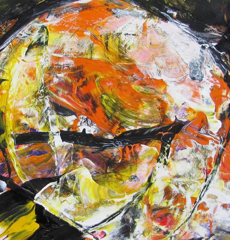 Original Abstract Expressionism Abstract Painting by Dmitri Matkovsky
