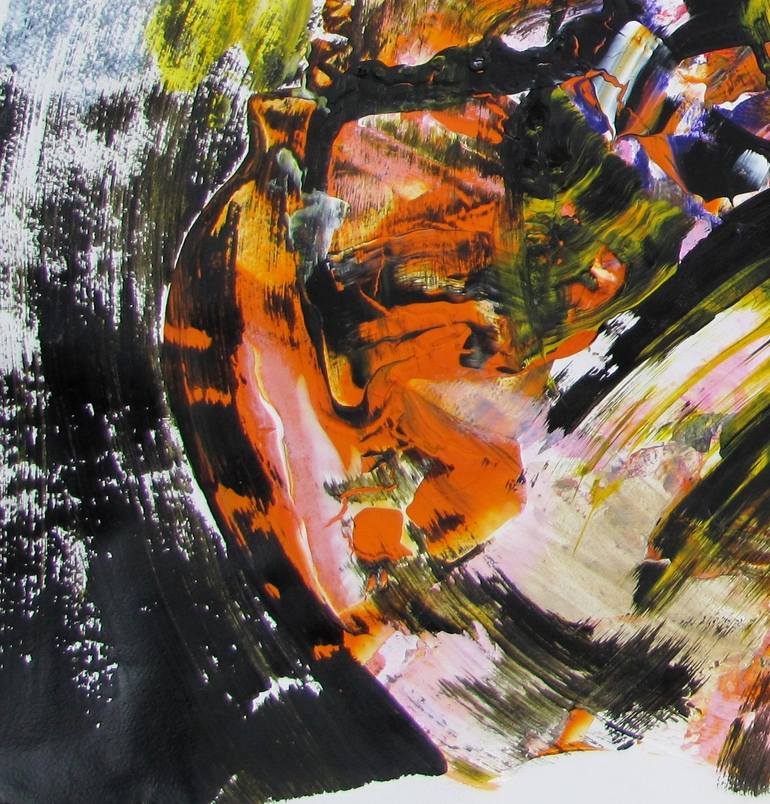 Original Abstract Expressionism Abstract Painting by Dmitri Matkovsky