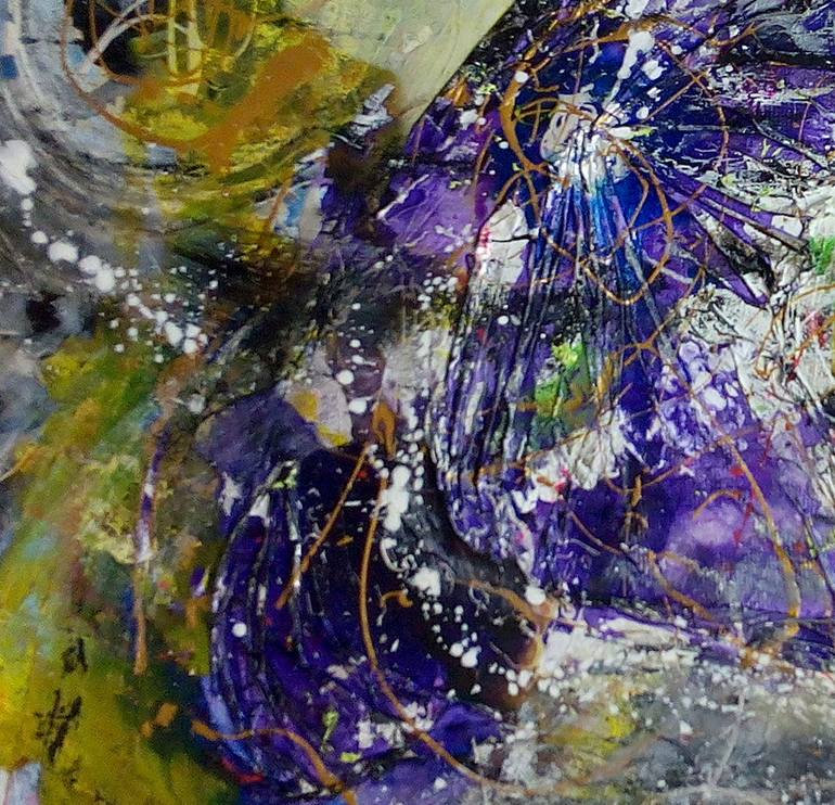 Original Abstract Expressionism Abstract Painting by Dmitri Matkovsky