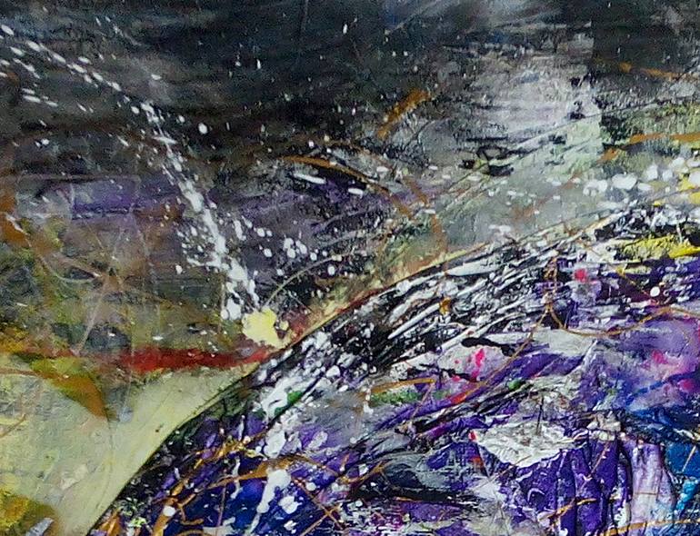 Original Abstract Expressionism Abstract Painting by Dmitri Matkovsky