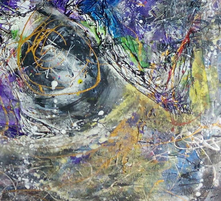 Original Abstract Expressionism Abstract Painting by Dmitri Matkovsky