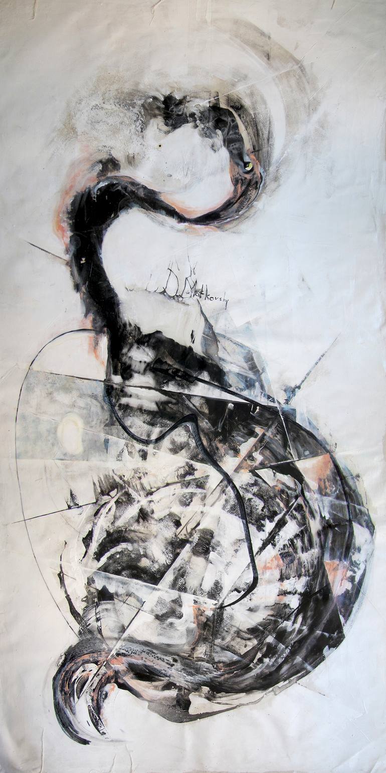 Original Abstract Expressionism Abstract Painting by Dmitri Matkovsky