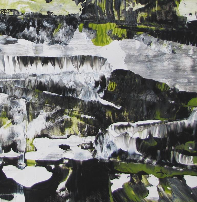 Original Abstract Expressionism Abstract Painting by Dmitri Matkovsky