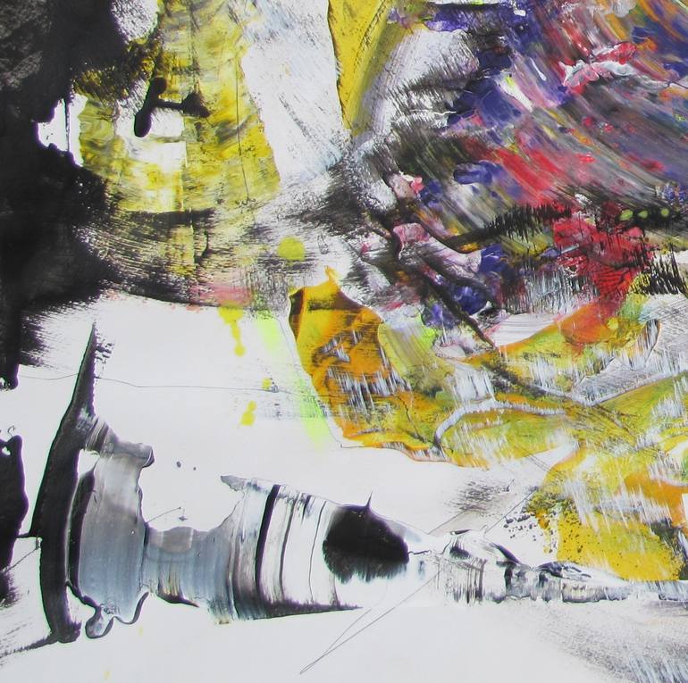 Original Abstract Expressionism Abstract Painting by Dmitri Matkovsky
