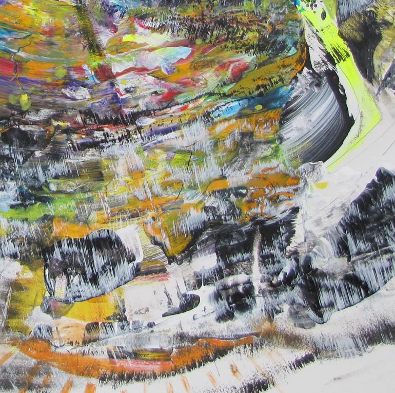 Original Abstract Expressionism Abstract Painting by Dmitri Matkovsky