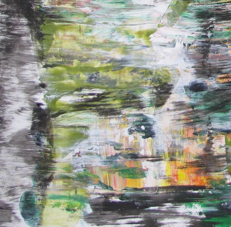 Original Abstract Expressionism Abstract Painting by Dmitri Matkovsky