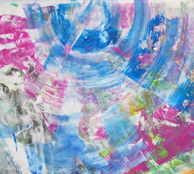 Original Abstract Expressionism Abstract Painting by Dmitri Matkovsky