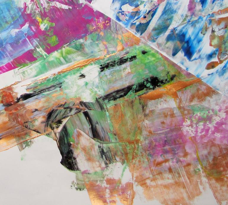 Original Abstract Expressionism Abstract Painting by Dmitri Matkovsky