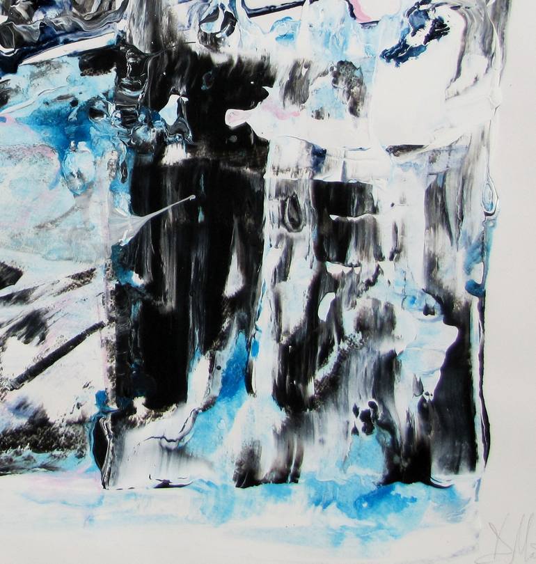 Original Abstract Expressionism Abstract Painting by Dmitri Matkovsky