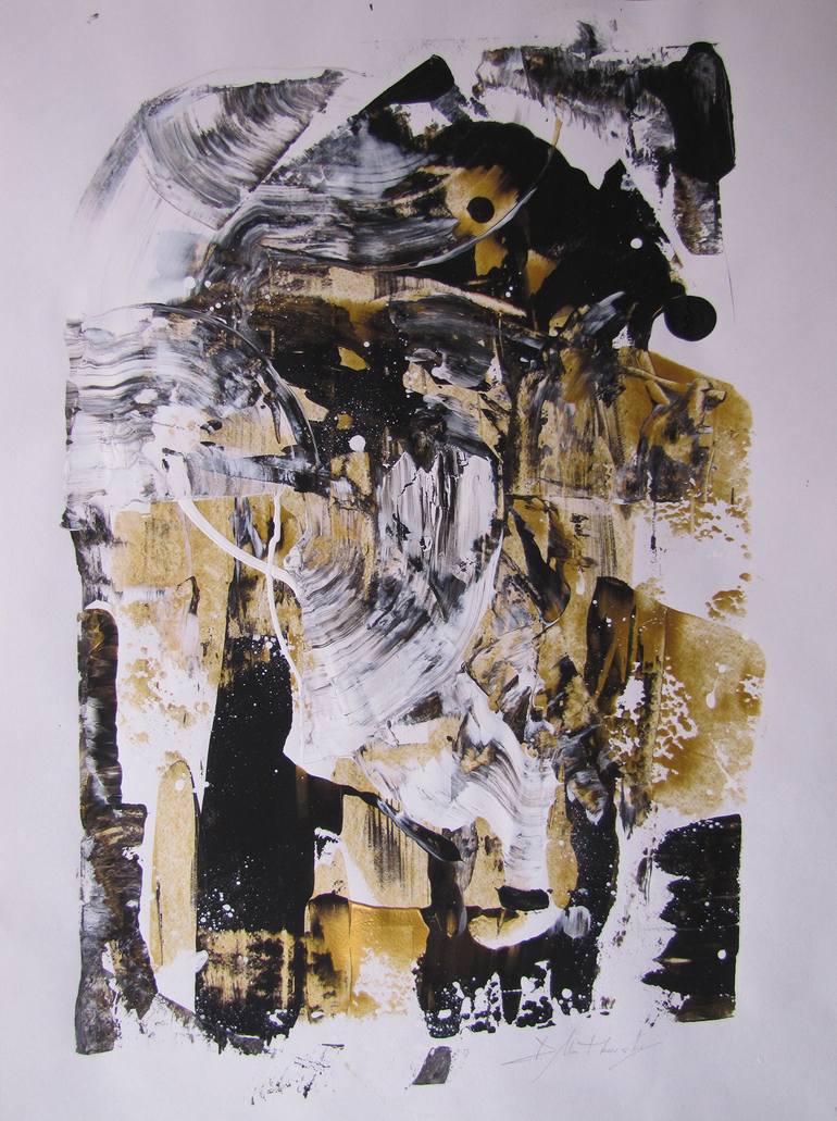 Original Abstract Expressionism Abstract Painting by Dmitri Matkovsky