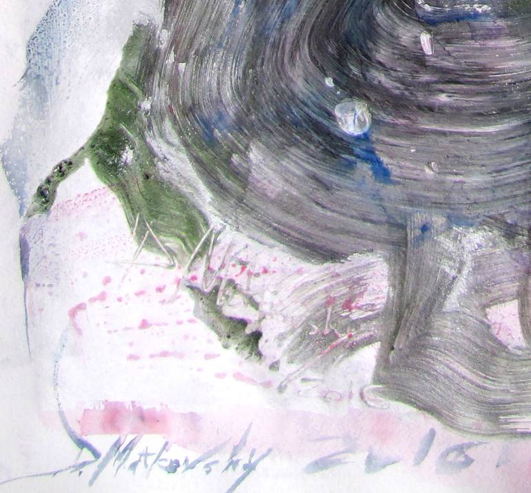 Original Abstract Expressionism Abstract Painting by Dmitri Matkovsky