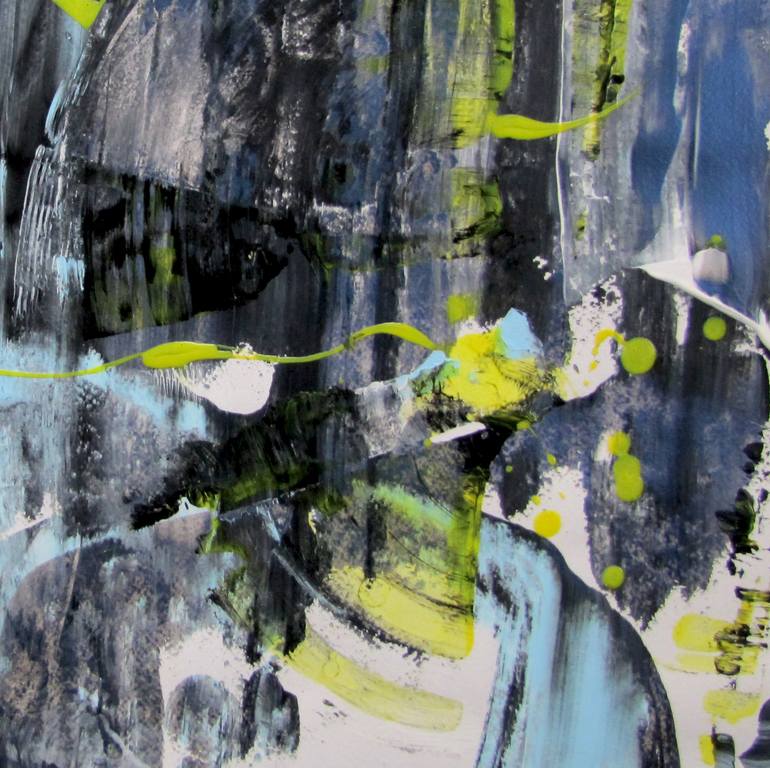 Original Abstract Expressionism Abstract Painting by Dmitri Matkovsky