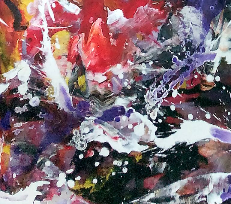 Original Abstract Expressionism Abstract Painting by Dmitri Matkovsky