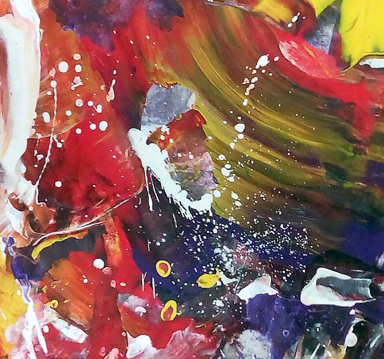 Original Abstract Expressionism Abstract Painting by Dmitri Matkovsky