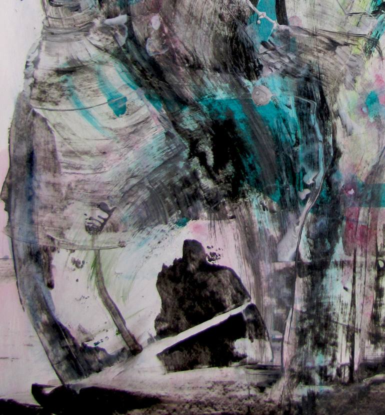 Original Abstract Expressionism Abstract Painting by Dmitri Matkovsky
