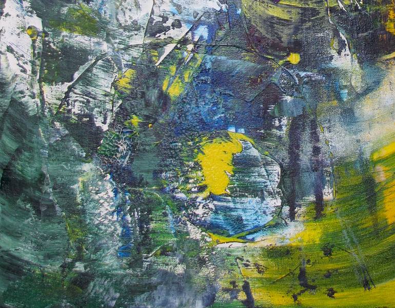 Original Abstract Expressionism Abstract Painting by Dmitri Matkovsky